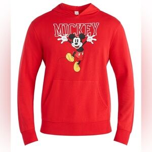 Mickey Mouse Disney Hoodie Women’s Kids Men's Red Sweatshirt L XL XXL XXXL